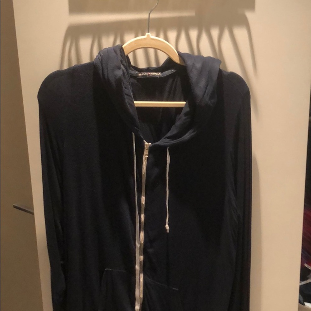 brandy melville navy hoodie